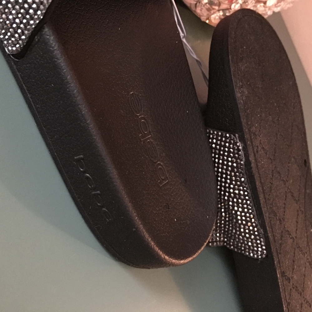 Bebe Rhinestone Sandals - Picture 7 of 8